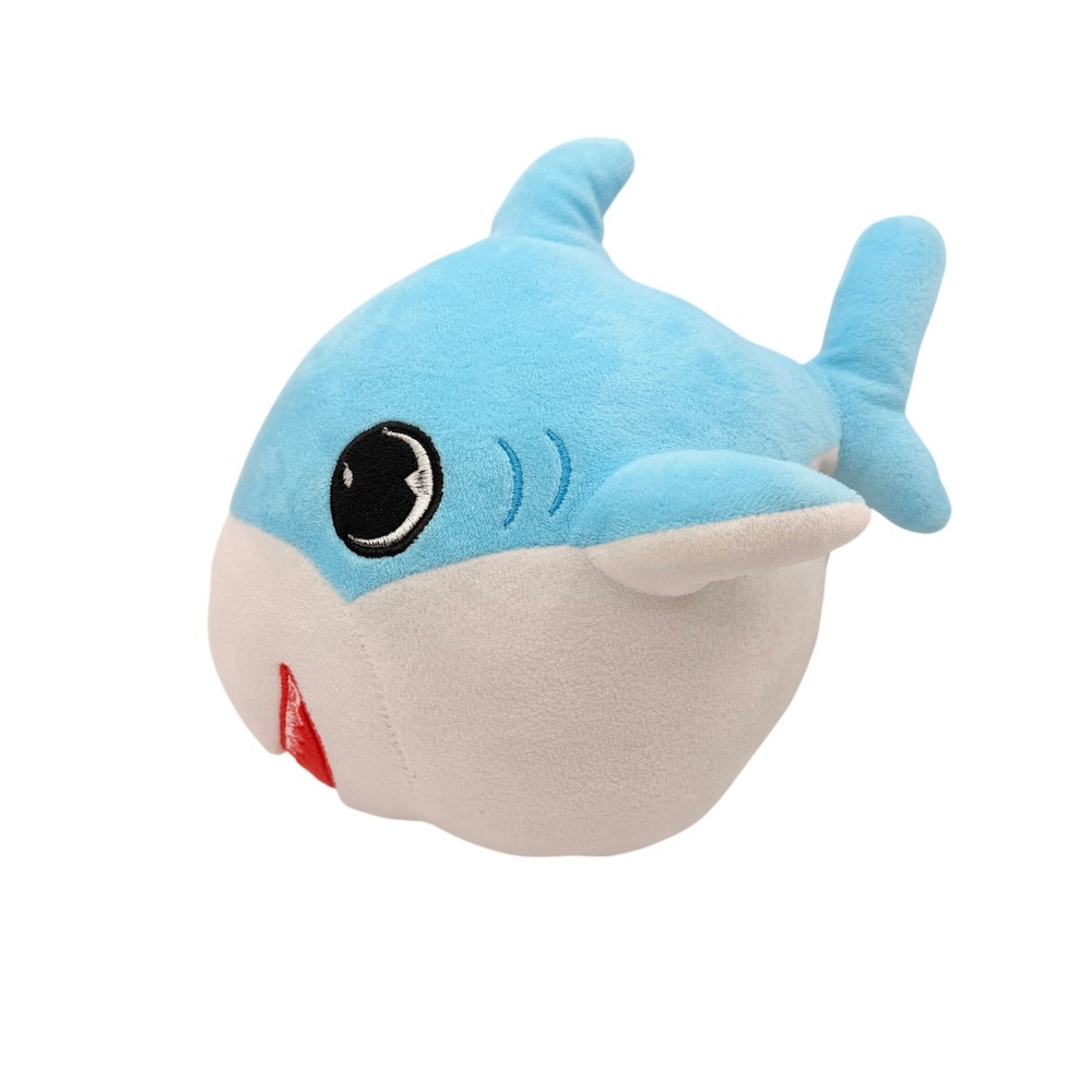 Rinco Shark Plush Blue White Stuffed Animal Toy Ocean Sea Life Nursery‎ Decor